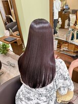 タックバイハレ たまプラーザ(takk by Hale)&nbsp;[takk]髪質改善縮毛矯正/チェリーブラウン/ホワイトグレージュ