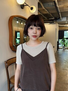 ヒュージ 表参道(huge) レイヤーボブ/ショートボブ/顔周りカット/20代30代