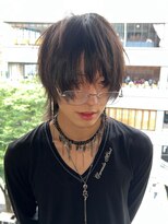ベレーザ 渋谷(BELEZA)&nbsp;15604黒髪アッシュフェザーショートマ束間マッシュウルフ