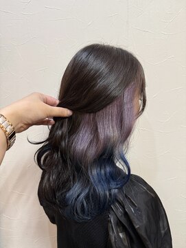 キャラ 池袋本店(CHARA) インナーカラーにグラデーションデザインが可愛い！