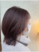 オーガニックヘアカラーでつくるピンクカラー