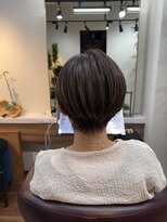 アルボーテルジェ(Art BeAute' ROUGET)&nbsp;白髪ぼかしカラー/脱白髪染め/ライトブラウン/小顔カット/芦屋