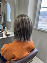 ピンク バイ アンジェリカ 瓢箪山店(PINQ by ANGELICA)&nbsp;#PINQ　#ぷつっとボブ　#ミニボブ　#バレイヤージュ