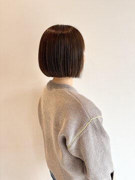 ペスカケイクリエイティブ(PESCA K-CREATIVE) 艶感ショコラのミニマムボブ