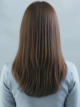 フレイムス ヘアアンドリラックス 赤羽店(Frames hair&relax) 小顔レイヤー/セミロング/20代 30代 40代◎前髪ありベージュ赤羽