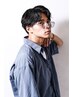 尾野指名限定【髪と頭皮に低刺激】メンズカット＋クリームウェーブ＋前処理TR