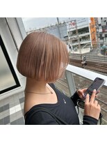 フレームプラス なんば駅前店(FRAME+)&nbsp;◎超ミニボブ×ミルクティー◎
