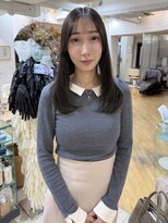 オブヘアージユウガオカ(Of HAIR Jiyugaoka) ロングレイヤー×グレージュカラー