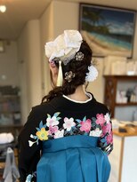 ヘアーコンセプト(HAIR CONCEPT)&nbsp;編みおろしヘアセット&袴着付け