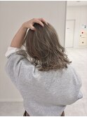 グレージュ/ブリーチ/ダブルカラー/透明感カラー