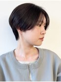 【morio松戸 石山】大人可愛いハンサムショート前下がりショート