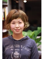 ヘアスパ ポイントハチヨン(HAIR×SPA point84) 毛先にちょっぴりランダムカールスタイル