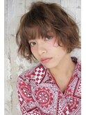 ニュアンスかわいいショートボブ♪