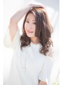 55歳、軽やかハイレイヤーのデジタルパーマ