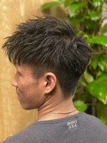 ヘアー カフナ 京急蒲田店(hair kahuna)&nbsp;【メンズ】ナチュラルショートモヒカン