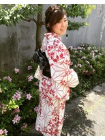 アイルビーヘア(I'll b hair)&nbsp;【下北沢＊I'll b hair＊】浴衣に似合うショートの編み込みヘア