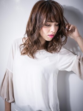 カバーヘア ブリス 大宮西口(COVER HAIR bliss) *bliss大宮*ルーズなスパイラルカールのグラマラス小顔セミディt