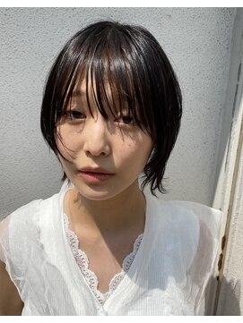 ミジョレ(MIJYORE) 黒髪マッシュウルフ