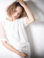 カバーヘア ブリス 大宮西口(COVER HAIR bliss) 透け感ブロンドカラーxセミウェットウェーブr大宮10代20代30代