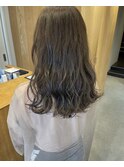 グレージュ×ヘルシーウェーブ