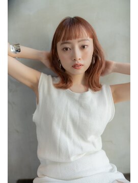 ドットハリス(.Hallis) 大人かわいい/小顔/ミディアムレイヤー/20代30代40代