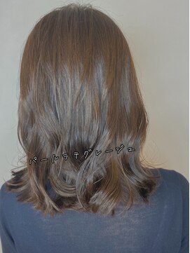 ジーナ 銀座(Zina) 髪質改善＊マロンベージュ＊20代30代40代＊かきあげ【Zina銀座】