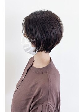 ユートゥイーズ つくば(U too e's) 《Utoo e's つくば美容室 》丸みの美しいショートスタイル(小林)