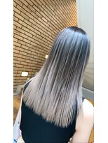 ラフ 難波店(LAFF)&nbsp;#黒髪#ボブルフ#ネビージュ#小顔#ワンレン