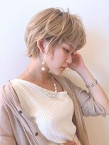 ラ ブレス 梅田茶屋町(LaBless) 耳かけカジュアルショート[大人可愛い 20代 30代 40代]