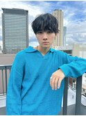 無造作×束感モテる黒髪【マッシュウルフ】