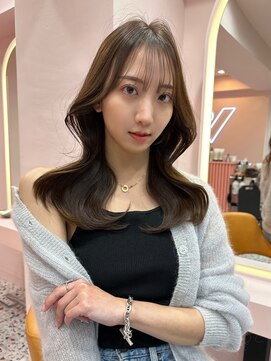 ボタン シブヤ(VOTAN SHIBUYA) 韓国ヘア/くびれヘア/前髪あり/シースルーバング/2way