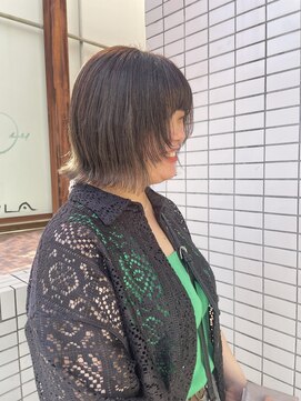 シオ ヘアー デザイン(Sio. hair design) 切りっぱなしボブ/顔周りレイヤー/小顔効果