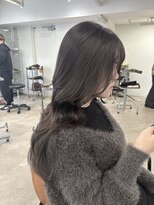 ムク 新宿(muc)&nbsp;オリーブカラー×ナチュラル韓国ヘア