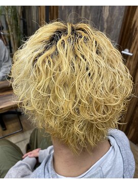 クロト 福岡本店(KUROT) ブリーチ波巻きパーマ