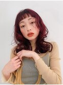 チェリーレッド ワインレッド カシスカラー レイヤー 赤
