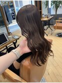 大人可愛い大人美人暖色カラーブラウンベージュ