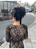 お呼ばれヘア