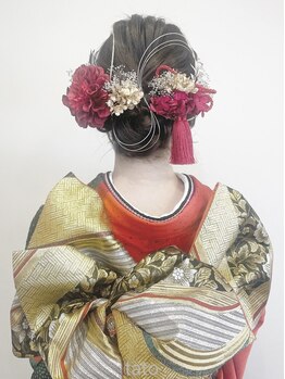 タト(tato)の写真/【守山】ブライダル/七五三/結婚式など、大切な一日を華やかに彩ります＊ヘアセットと着付けの同時施術も◎