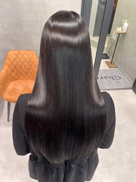 シャルムバイケンジ(Charm.by KENJE) 艶髪ストレート髪質改善カラー縮毛矯正トリートメント銀座有楽町