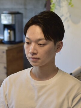 リム メンズヘア(LIM men's hair) 大人ショートセンターパート【メンズカット/メンズヘア】