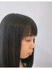 潤ツヤ前髪縮毛矯正+髪質改善トリートメント+似合わせカット