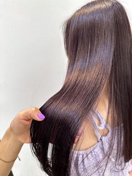 ノットバイベル 大宮(knot by belle) 《Hana》ピンクラベンダー/ブリーチなし/透明感カラー/韓国/大宮