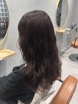 リーシュ(Re:sh) ロングパーマ/暖色カラー