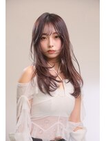 キング(K!ng)&nbsp;縮毛矯正髪質改善ハイライトレイヤーカット枚方美容室エクステ