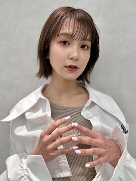 アッシュ 二子玉川店(Ash) レイヤーボブ×ラベージュ