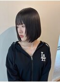 前下がりボブ