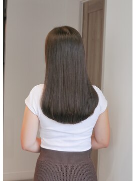 ネイヴィル 銀座(navile) *髪質改善ストレート×透明グレージュ*