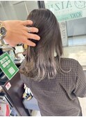 インナーカラー シルバー