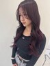 8月限定【時短で可愛くイメチェン】前髪顔周りカット＋アメイジアカラー￥9900