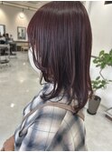 【ツヤツヤのアキイロ♪】ボルドーカラー